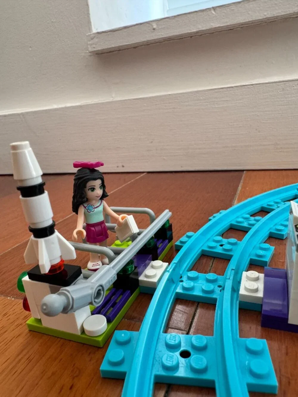 LEGO Friends Amusement Park Roller Coaster (#41130, 1124 pieces) - Retired